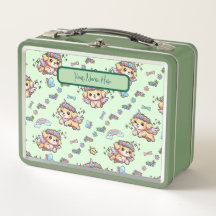 ピクセルThe Puppicorn Lunchbox Green