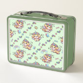 ピクセルThe Puppicorn Lunchbox Green メタルランチボックス (裏面)