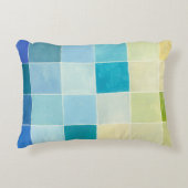 ピクセ数々のル正方形の風景 アクセントクッション (正面)