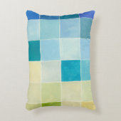 ピクセ数々のル正方形の風景 アクセントクッション (正面(垂直))