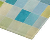 ピクセ数々のル正方形の風景 カッティングボード (角)