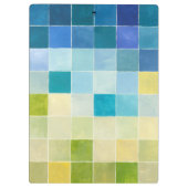 ピクセ数々のル正方形の風景 クリップボード (裏面)