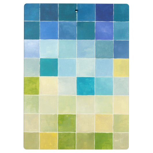 ピクセ数々のル正方形の風景 クリップボード (裏面)