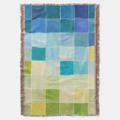 ピクセ数々のル正方形の風景 スローブランケット (正面縦)