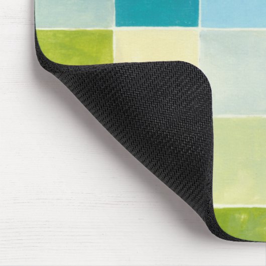 ピクセ数々のル正方形の風景 マウスパッド (コーナー)