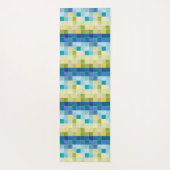 ピクセ数々のル正方形の風景 ヨガマット (裏面)