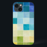 ピクセ数々のル正方形の風景 iPhone 13ケース<br><div class="desc">Megan Meagherは、デジタルピクシレーションと呼ばれるスタイルを利用してこの作品を制作した。アーティストはコンピュータープログラムを使って作品をデザインし描き、世界の設定を印象派に実在表現している。抽象芸術もしが大好き実験芸術このプリントはあなたのためだ!</div>