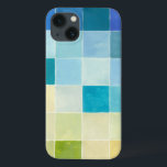 ピクセ数々のル正方形の風景 iPhone 13ケース<br><div class="desc">Megan Meagherは、デジタルピクシレーションと呼ばれるスタイルを利用してこの作品を制作した。アーティストはコンピュータープログラムを使って作品をデザインし描き、世界の設定を印象派に実在表現している。抽象芸術もしが大好き実験芸術このプリントはあなたのためだ!</div>