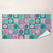 ピクチ素晴らしボール浴用タオル:ピンクとミニティ バスタオル (バスタオル)