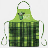 ピクッおもしろいク単語を読み上げるアートプーン エプロン (正面)