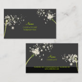 ピクデジーズの背景色をDIYしてみる/ ひまわりのような自由さ 名刺 (正面/裏面)