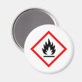 ピクトグラム（可燃性） マグネット (正面/裏面)