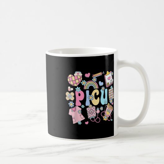 ピクナース物レトロ小児ナースIcu Peets Nu コーヒーマグカップ (右)