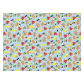 ピクニおもしろいック食品パターン テーブルクロス (正面(横))