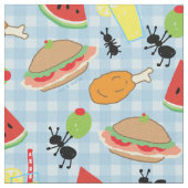 ピクニおもしろいック食品 ファブリック (クローズアップ)