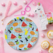 ピクニおもしろいック食品 ペーパープレート (パーティー)