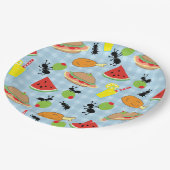 ピクニおもしろいック食品 ペーパープレート (アングル)