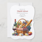 ピクニエレガントックパーティー誕生日退職ANYイベント 招待状 (正面)