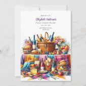 ピクニエレガントックパーティー誕生日退職ANYイベント 招待状 (正面)