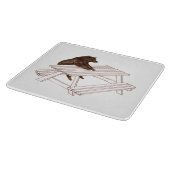 ピクニックくま カッティングボード (角)