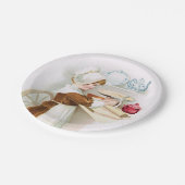 ピクニックさせますパイをプレート植民地恋人 ペーパープレート (アングル)