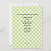 ピクニックとBBQの招待状 招待状 (裏面)