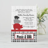ピクニックとBBQ 招待状 (スタンド正面)