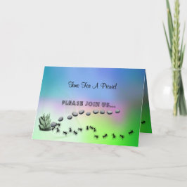 ピクニックに誘われるアリ 招待状