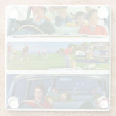 ピクニックの前、の間に及びの後で ガラスコースター (裏面)