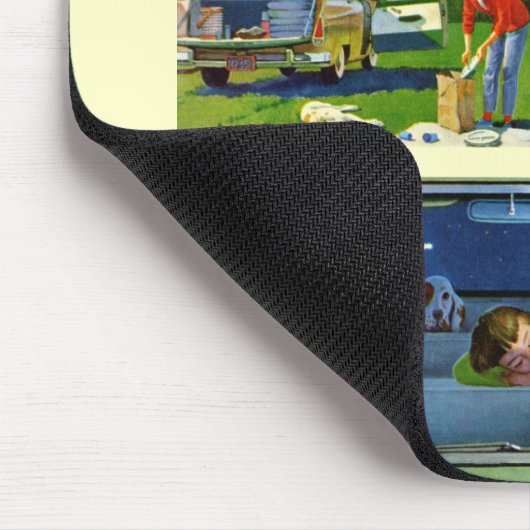 ピクニックの前、の間に及びの後で マウスパッド (コーナー)