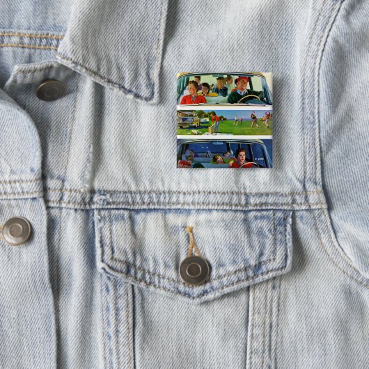 ピクニックの前、の間に及びの後で 缶バッジ (インサイチュ)