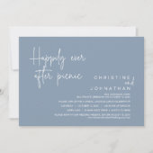 ピクニックの後は幸せ結婚に駆け落ち 招待状 (正面)