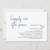 ピクニックの後は幸せ結婚に駆け落ち 招待状 (正面)
