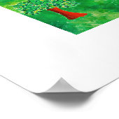 ピクニックの絵 ポスター (角)