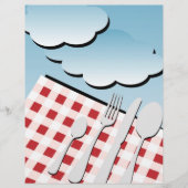 ピクニックの背景 チラシ (正面)