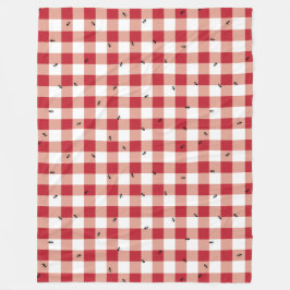 ピクニックの蟻-フリースブランケット フリースブランケット