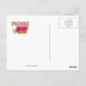 ピクニックはがきパーティー招待状 ポストカード (裏面)