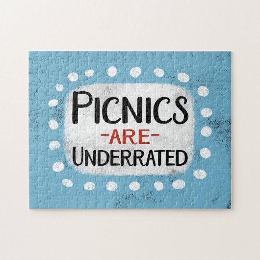 ピクニックは地鋸パズル ジグソーパズル (横)