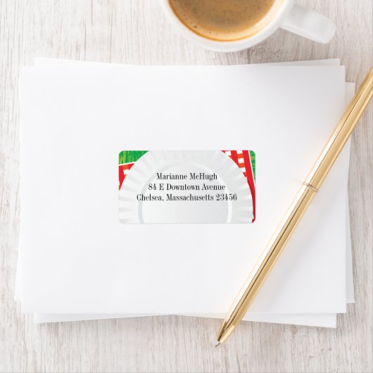 ピクニックアウトティングパーティーBBQ出荷住所 シール (インサイチュ)