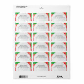 ピクニックアウトティングパーティーBBQ出荷住所 シール (フルシート)