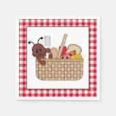 ピクニックアリパーティー紙ナプキン スタンダードカクテルナプキン (正面)