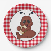 ピクニックアリパーティー紙プレート ペーパープレート (正面)