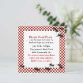ピクニックアントパーティーの招待状 招待状 (スタンド正面)