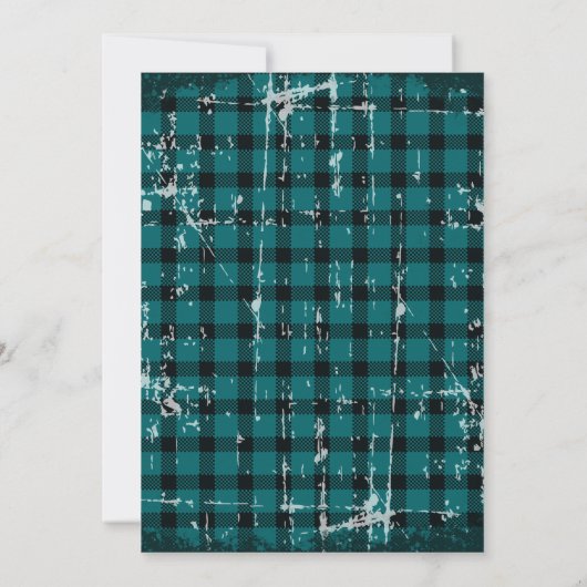 ピクニックインザパークキュートベアー誕生日 招待状 (裏面)