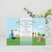 ピクニックインザパークファミリースタイル招待状 招待状 (スタンド正面)