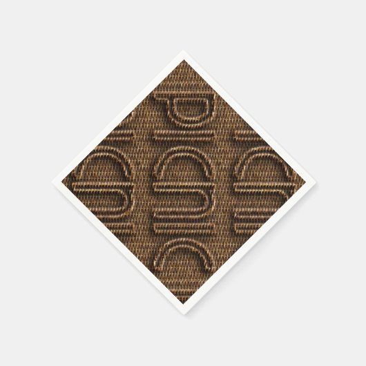 ピクニックウおもしろいイッカータイポグラフィ紙パーティーナプキンス スタンダードカクテルナプキン (角)