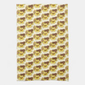 ピクニックカ読エルは本だ キッチンタオル (縦)