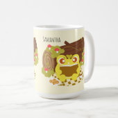 ピクニックカ読エルは本だ コーヒーマグカップ (正面右)