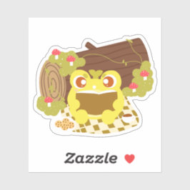 ピクニックカ読エルは本だ シール