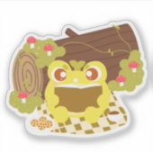 ピクニックカ読エルは本だ シール (正面)